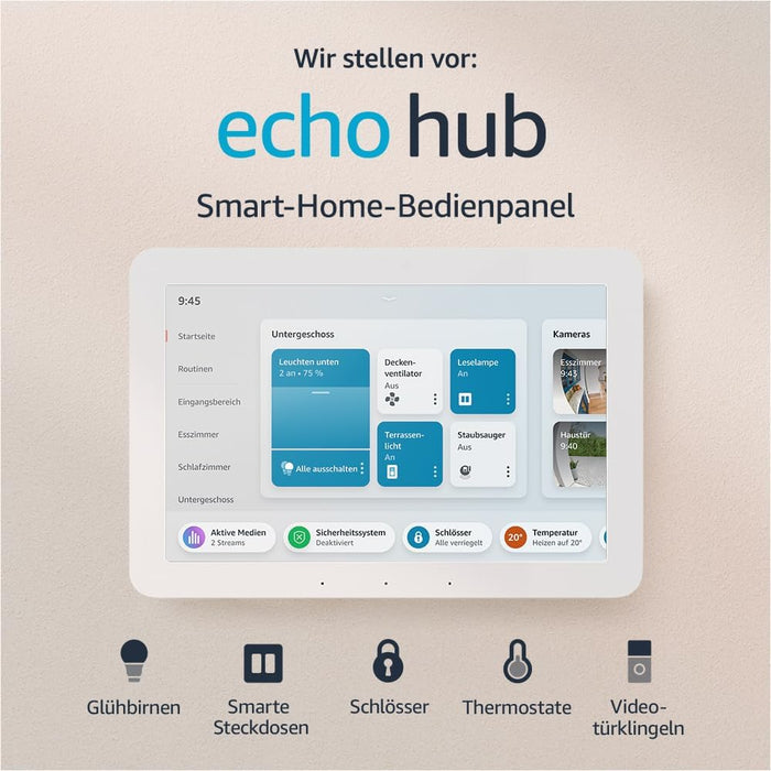 Amazon Echo Hub (Weiss) Produktbild