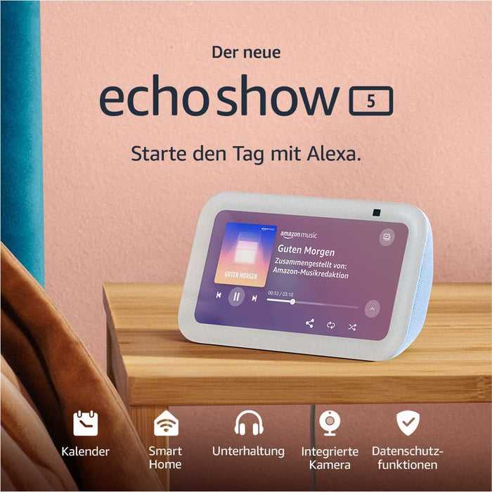 Amazon Echo Show 5 (Graublau, 3. Gen.) Produktbild