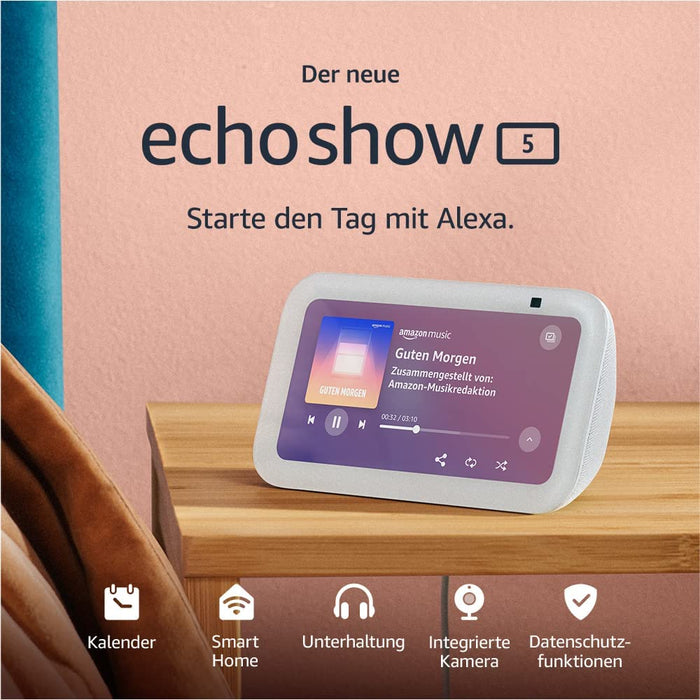 Amazon Echo Show 5 (Weiss, 3. Gen.) Produktbild