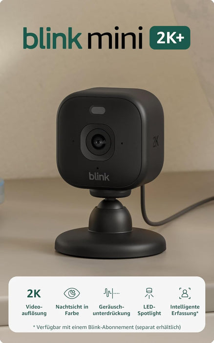 Blink Mini 2K+ (Schwarz) Produktbild