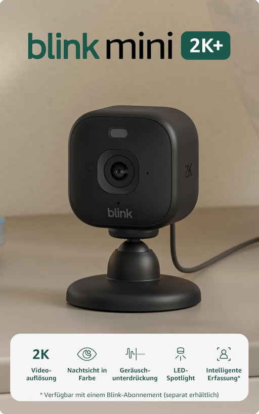 Blink Mini 2K+ (Schwarz) Produktbild