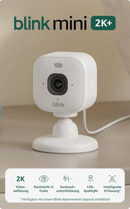 Blink Mini 2K+ (Weiss) Produktbild