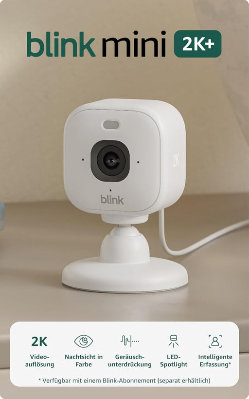 Blink Mini 2K+ (Weiss) Produktbild