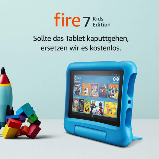 Börse: Amazon Fire 7 "Kids Edition"-Tablet (7"-Display, 16 GB, Blau) Produktbild