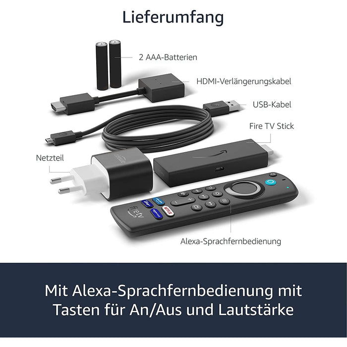 Börse: Amazon Fire TV Stick mit Alexa-Sprachfernbedienung Produktbild