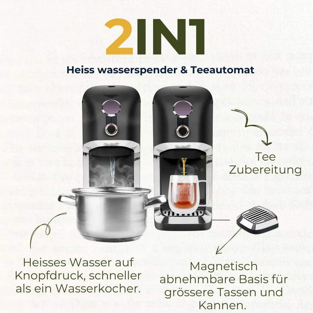 BRU Maker One Teemaschine (Schwarz/Chrom) Produktbild