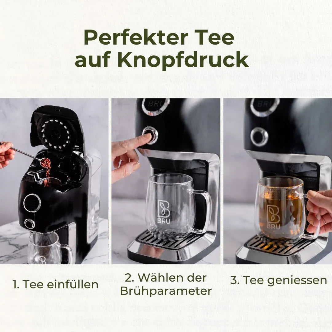 BRU Maker One Teemaschine (Schwarz/Chrom) Produktbild