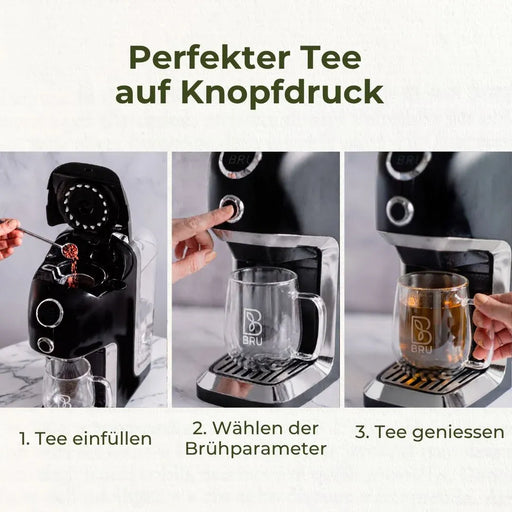 BRU Maker One Teemaschine (Schwarz/Chrom) Produktbild