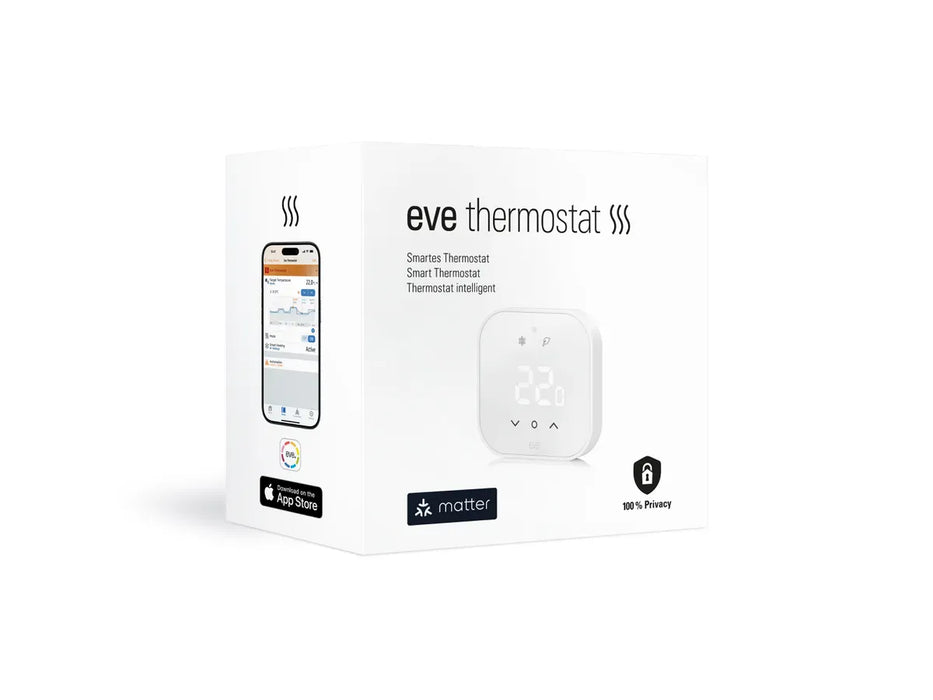 Eve Thermostat - Smartes Thermostat für Fussbodenheizungen Produktbild