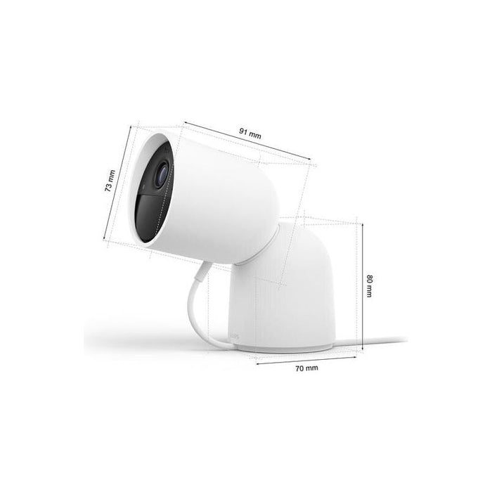 Philips Hue Secure Wired Kamera mit Standfuss (Weiss) Produktbild