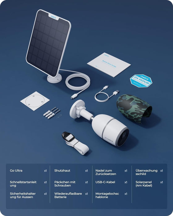 Reolink GO Ultra inkl. Solarpanel 2 & 64 GB Micro-SD Produktbild