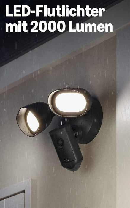 Ring Floodlight Cam Pro 2025 (Schwarz, Wired) Produktbild