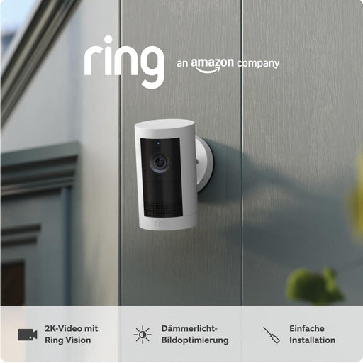 Ring Outdoor Cam Plus (Weiss, Akku) Produktbild