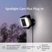 Ring Spotlight Cam Plus (Schwarz, Plug-In) Produktbild