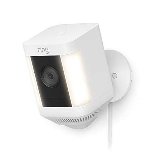 Ring Spotlight Cam Plus (Weiss, Plug-In) Produktbild