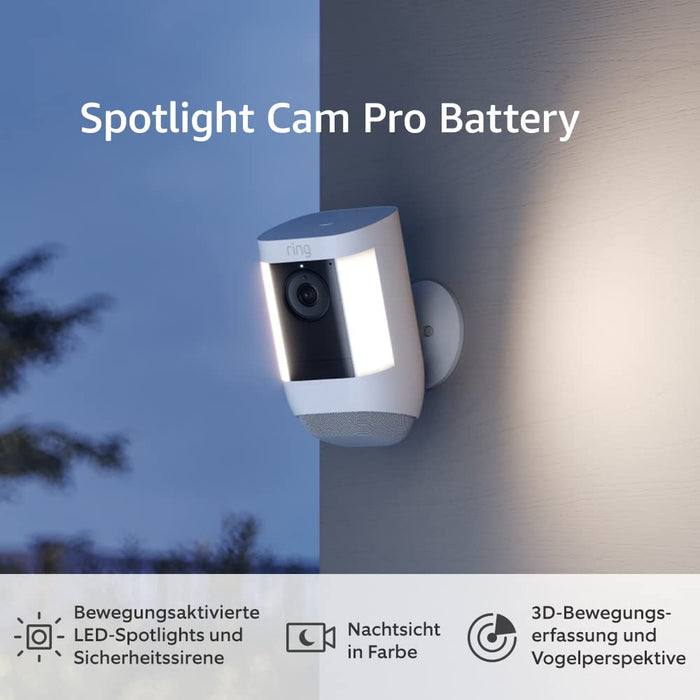 Ring Spotlight Cam Pro (Weiss, Akku) Produktbild