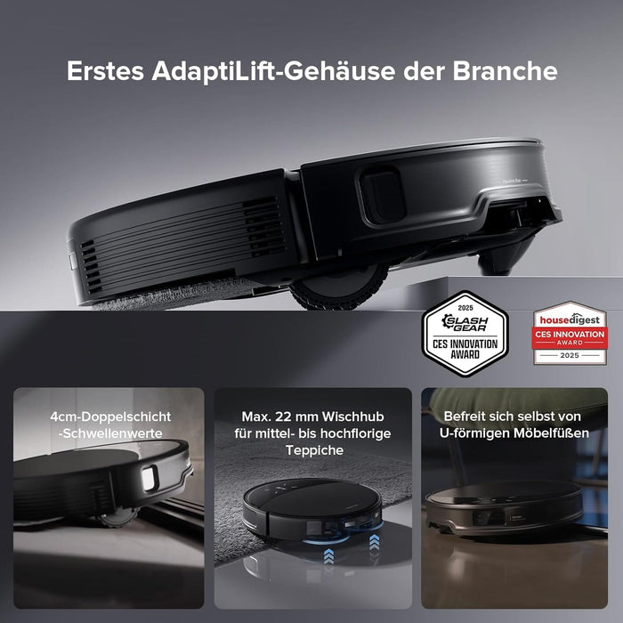 Roborock Saros 10R mit Wasseranschluss (Schwarz) Produktbild