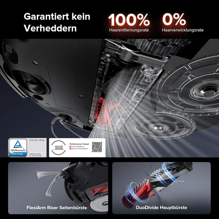 Roborock Saros 10R mit Wasseranschluss (Schwarz) Produktbild