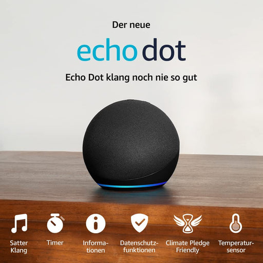 Amazon Echo Dot (5. Generation, Anthrazit) Produktbild