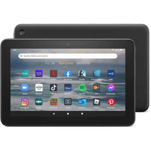 Amazon Fire 7 Tablet (7"-Display, 16 GB, Schwarz) Produktbild