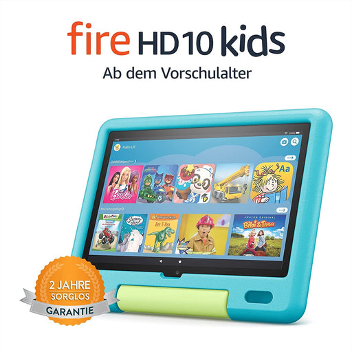 Amazon Fire HD 10 Kids-Tablet (32 GB, Aquamarin) Produktbild