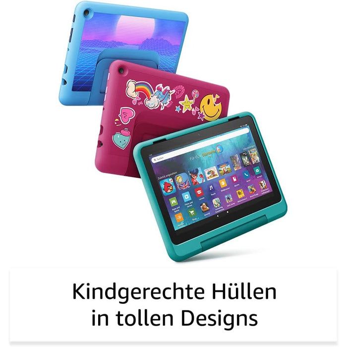 Amazon Fire HD 8 Kids Pro-Tablet (32 GB, Blaugrün) Produktbild