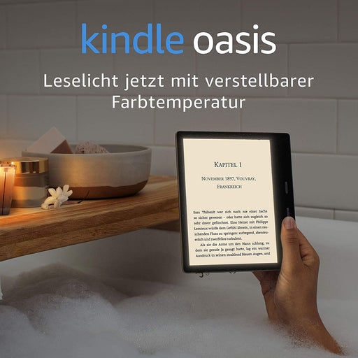 Der neue Kindle Oasis (32 GB, WLAN, Wasserfest) - Gold -  - digitrends.ch
