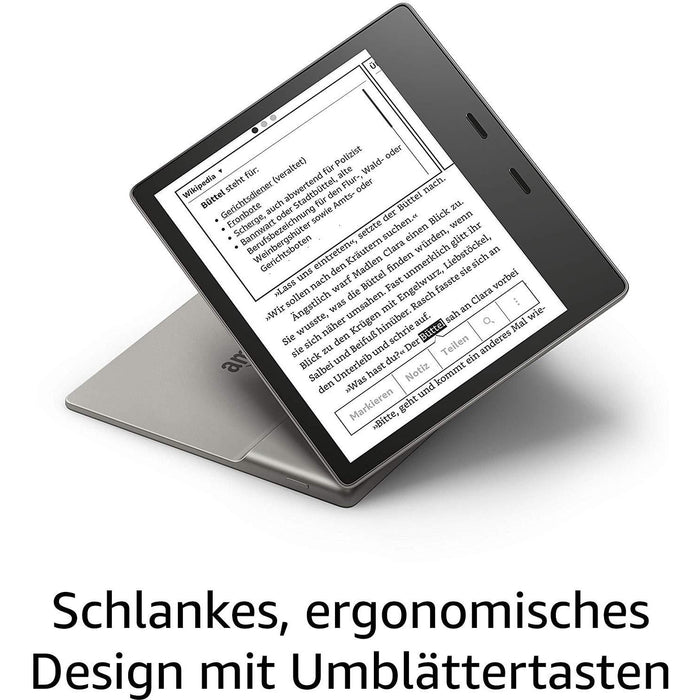 Der neue Kindle Oasis (32 GB, WLAN + Gratis 4G, Wasserfest) - Grafit -  - digitrends.ch