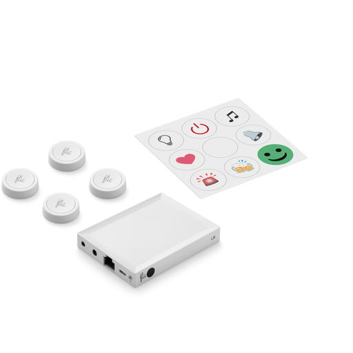 Flic 2 Starter Kit - Hub mit 4 Smart Buttons (HomeKit) Produktbild