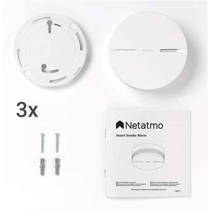 Netatmo Smarter Rauchmelder (3er-Set) Produktbild