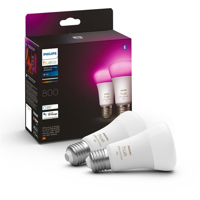 Philips Hue White & Color Ambiance Duo-Erweiterung (E27, 570lm) Produktbild