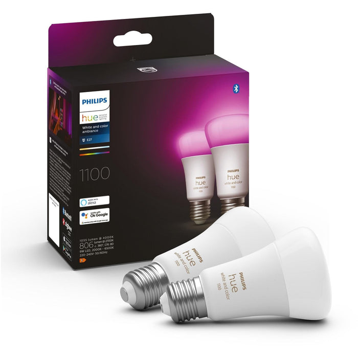 Philips Hue White & Color Ambiance Duo-Erweiterung (E27, 800lm) Produktbild