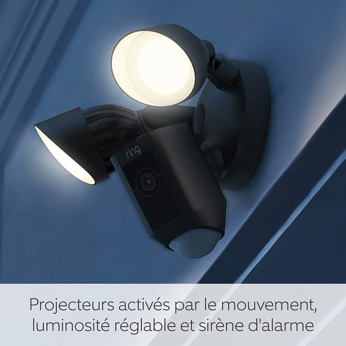 Ring Floodlight Cam Wired Plus (Schwarz) Produktbild
